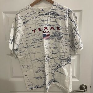 Texas Map Graphic T-Shirt